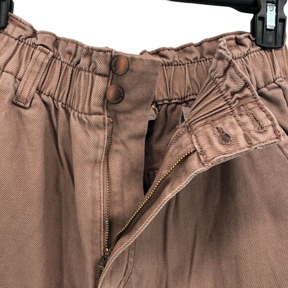 NEW Universal Thread High Rise Waisted Paperbag Tapered Jeans Denim Pants Size 4 - Picture 5 of 8